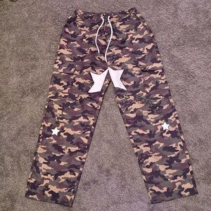Camo cargo sweats